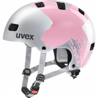 Uvex Kid 3 55-58 cm siva/roza otroška čelada