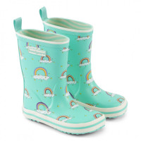 Bundgaard rain boots Charly High Rainbow