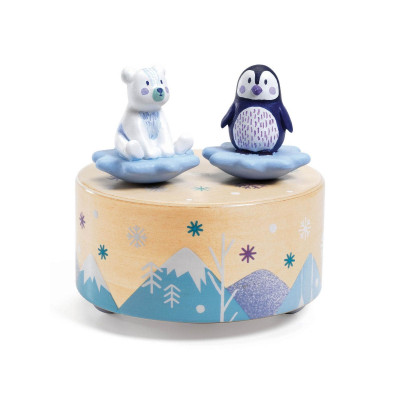 Djeco magnetic musical box ice park