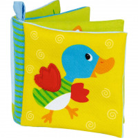 Goki soft book for the youngest Duck