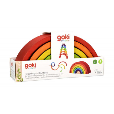 Goki building blocks little rainbow
