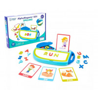 EI magnetic set for spelling with a board