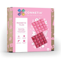 Connetix pastel set osnovnih plošč pastel pink&berry 2 kosa