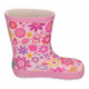 Koel rain boots fuchsia flowers