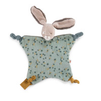 Moulin Roty bunny comforter Sage