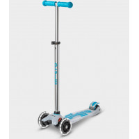 Micro scooter Maxi Deluxe Flux aqua LED