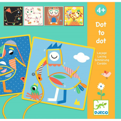 Djeco puzzle with numbers animals