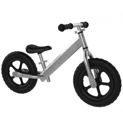 Cruzee balance bike silver